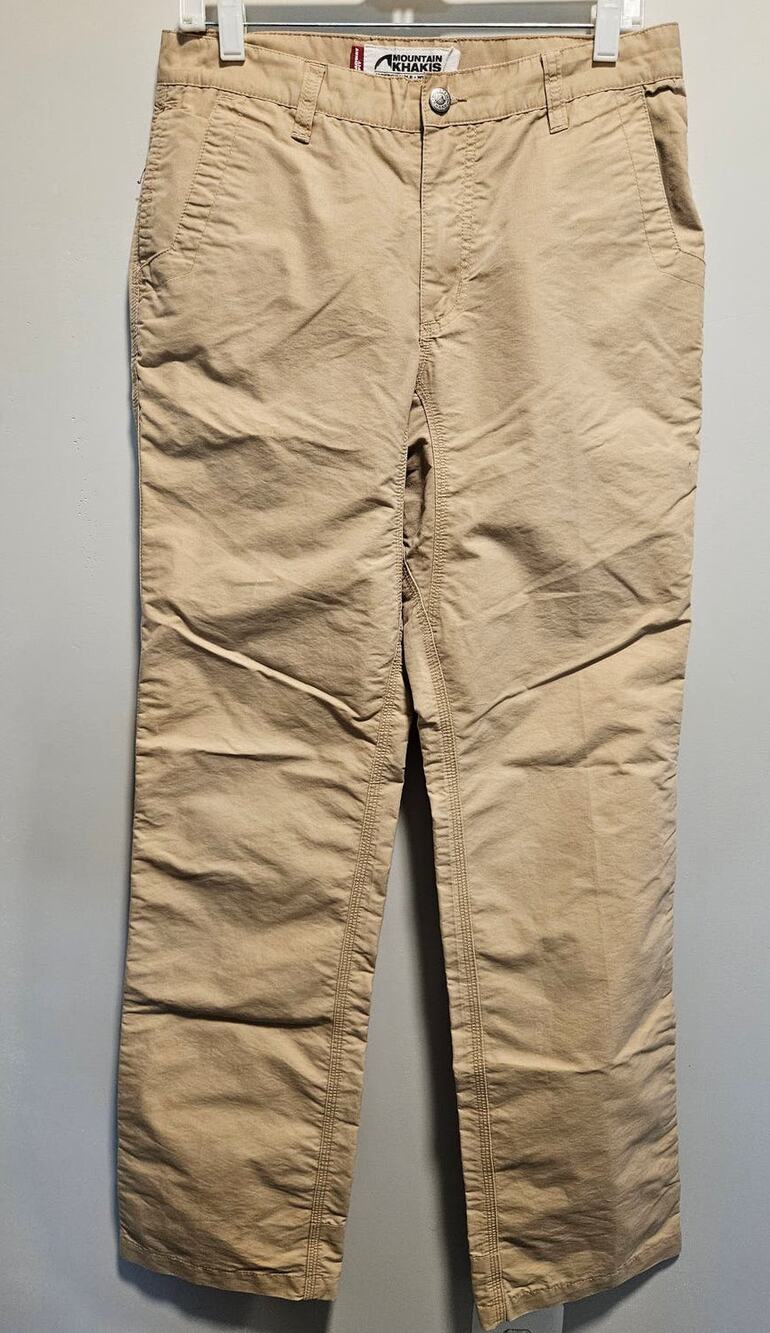 Men's Mountain Khaki MK Beige Pants Broadway Fit 32 x 34 Outdoor Wear